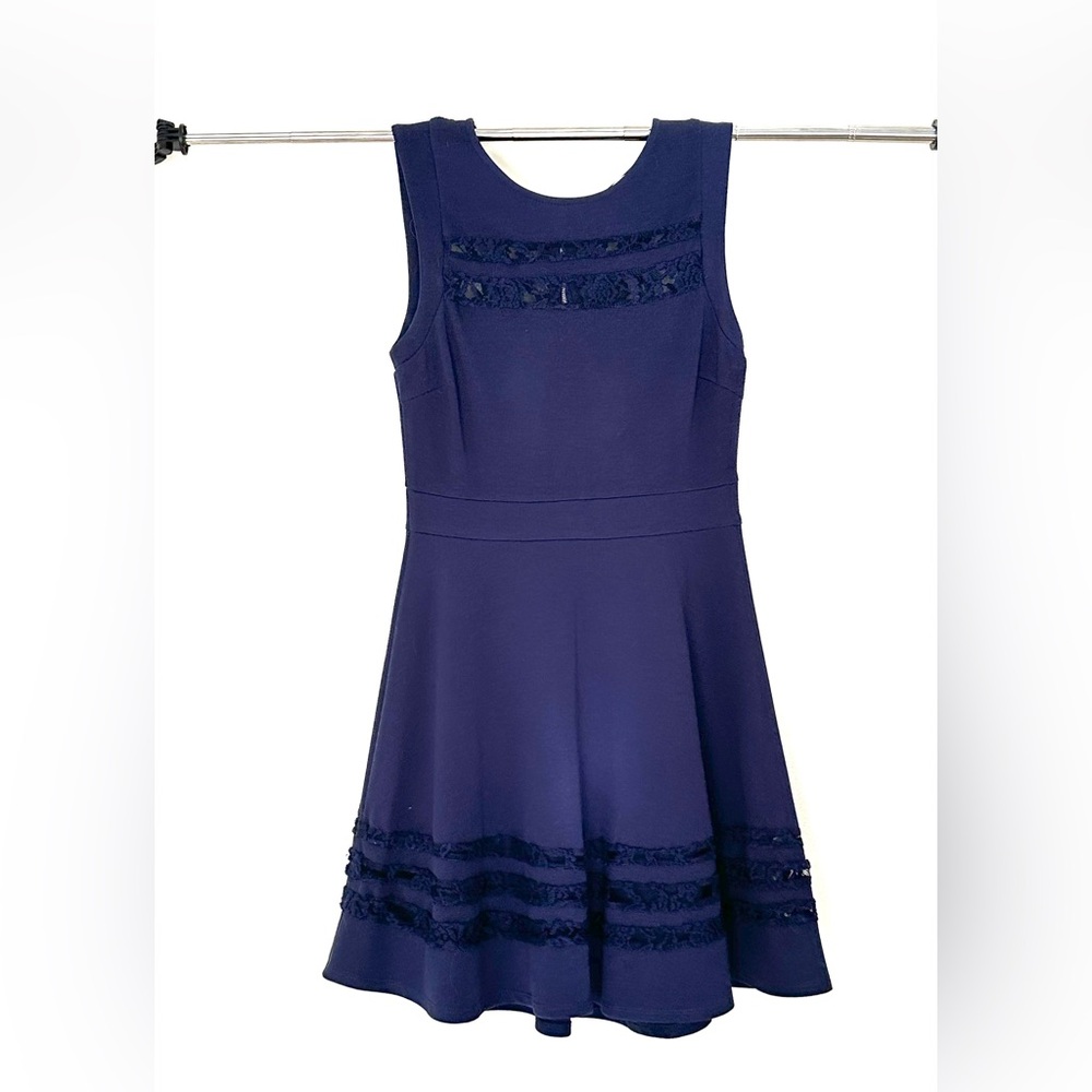 Francesca's Collections Navy Blue Dress